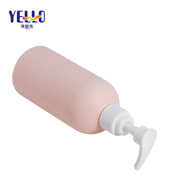 Pink Empty Cosmetic Packaging Wholesale 250ml Lotion Pump Bottle