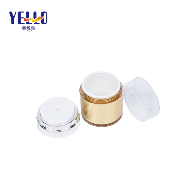 15g 30g 50g Acrylic Plastic Airless Pump Cream Jar Moisturizer Container