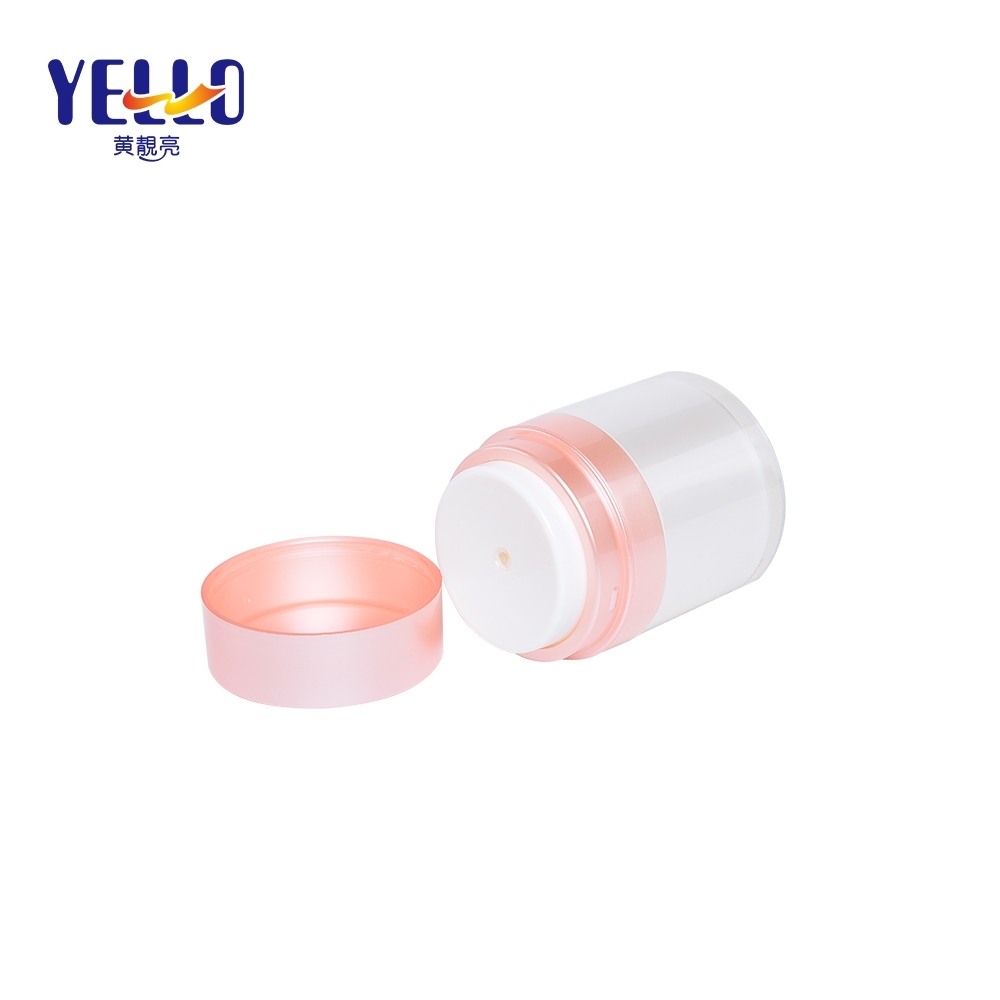 15g 30g 50g Acrylic Plastic Airless Pump Cream Jar Moisturizer Container