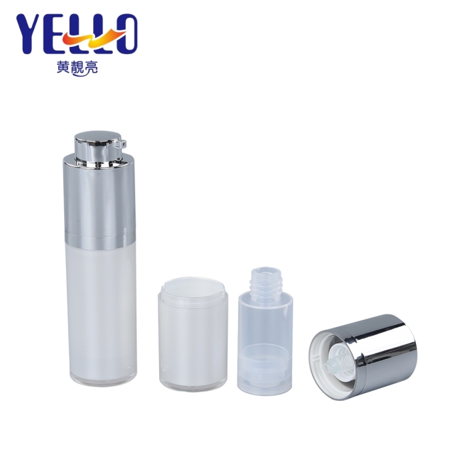 Luxury Acrylic Plastic Airless Pump Lotion Dispenser Serum Bottle 15ml 30ml