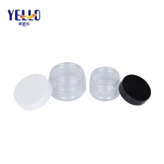 Amber PET Plastic Facial Mask Container, Cosmetic Jar For Cream And Butter