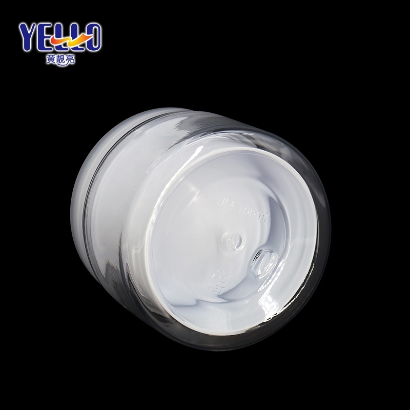 Wholesale White PET Plastic Body Butter Tank Cosmetic Cream Jar