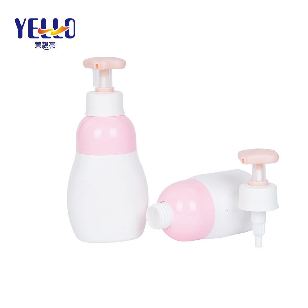 HDPE Plastic Empty Shampoo Bottles For Children , Fanny Shape Lotion Container