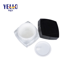 15gr 50gr Empty Square Face Cream Jar Packaging With Screw Lids