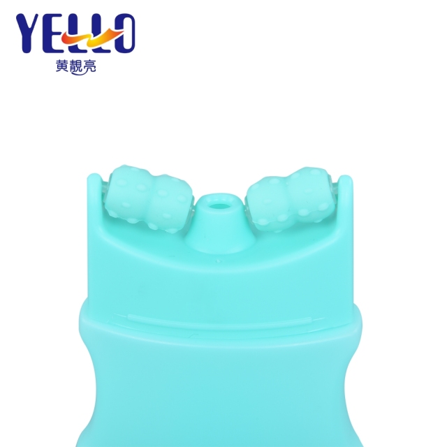 Body Slimming Oil Packaging Neck Cream Bottle With Massage Roller Applicator