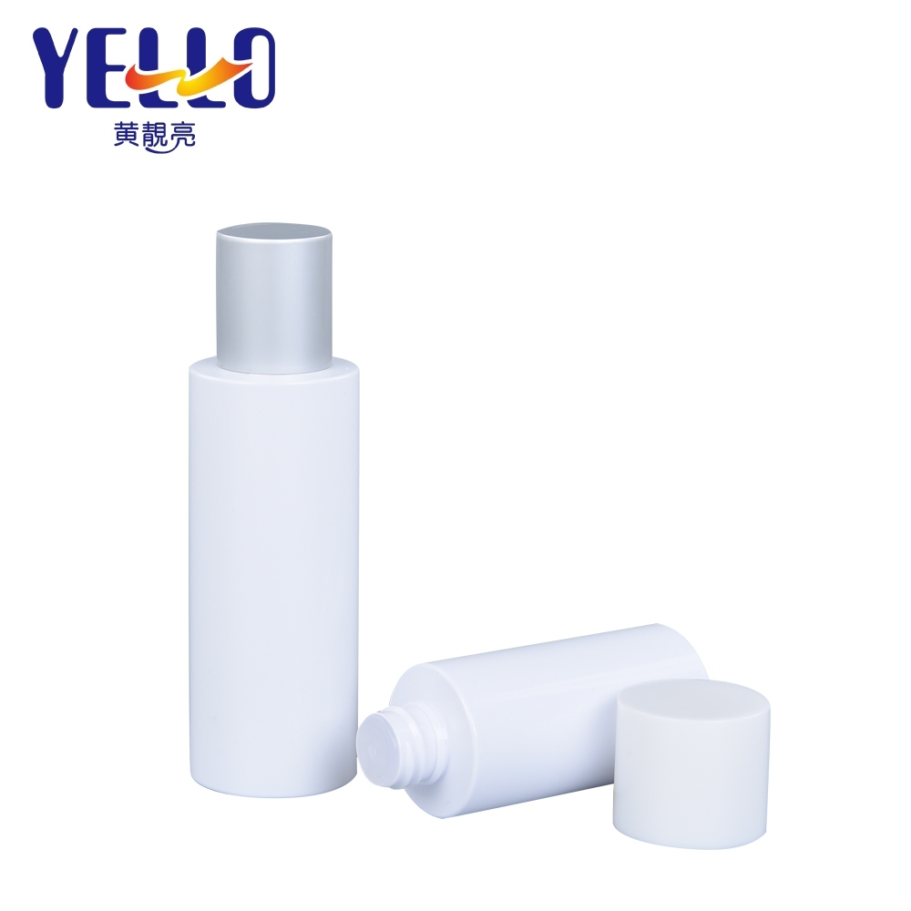 Cylinder PET Face Toner Plastic Bottle Packaging With Customized Color