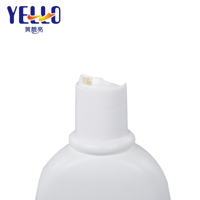 200Ml HDPE Plastic Matte White Shampoo Bottle With Disc Top Cap