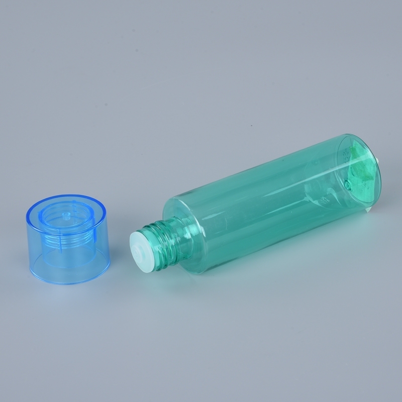 Cylinder Plastic Empty Cosmetic Bottles For Skin Toner And Lotion