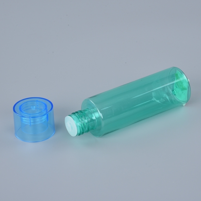 Cylinder Plastic Empty Cosmetic Bottles For Skin Toner And Lotion
