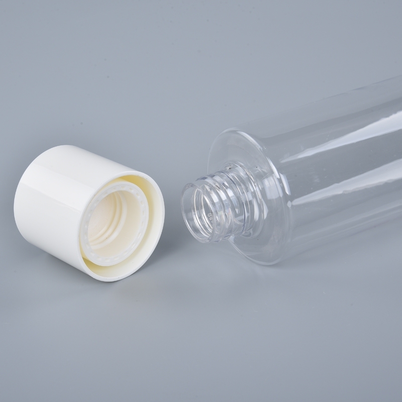 Cylinder Plastic Empty Cosmetic Bottles For Skin Toner And Lotion