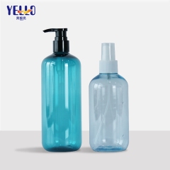 Round 250ml 8 oz Plastic Shampoo And Conditioner Container Bottle Packaging