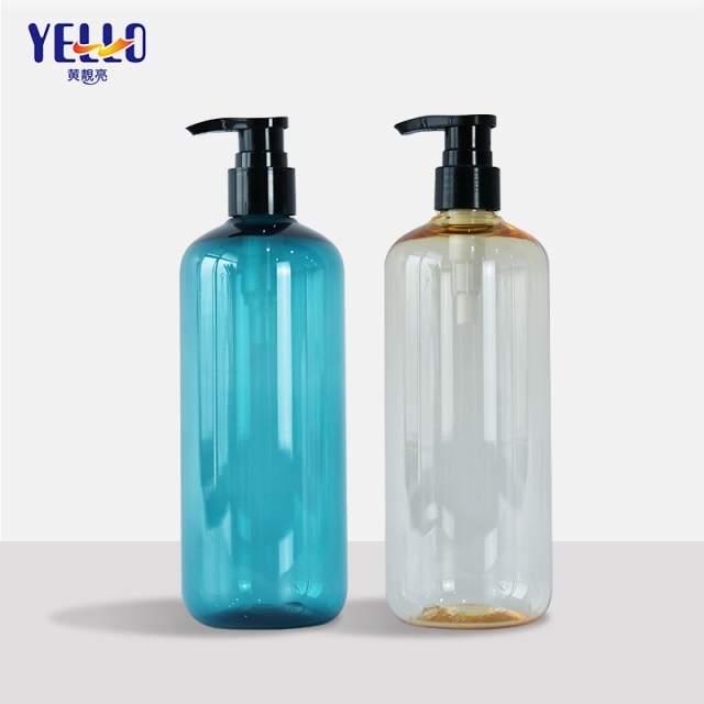 Round 250ml 8 oz Plastic Shampoo And Conditioner Container Bottle Packaging