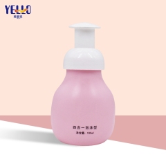 Cute Pink Foaming Hand Soap Bottles, 100ml HDPE Foamer Bottle