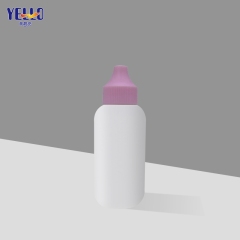 PE Empty Cosmetic Squeeze Cream Bottles 50ml Wholesale With Nozzle