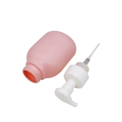 300ml 10 oz Pink Foam Dispenser Bottles , OEM Custom Foam Maker Bottle