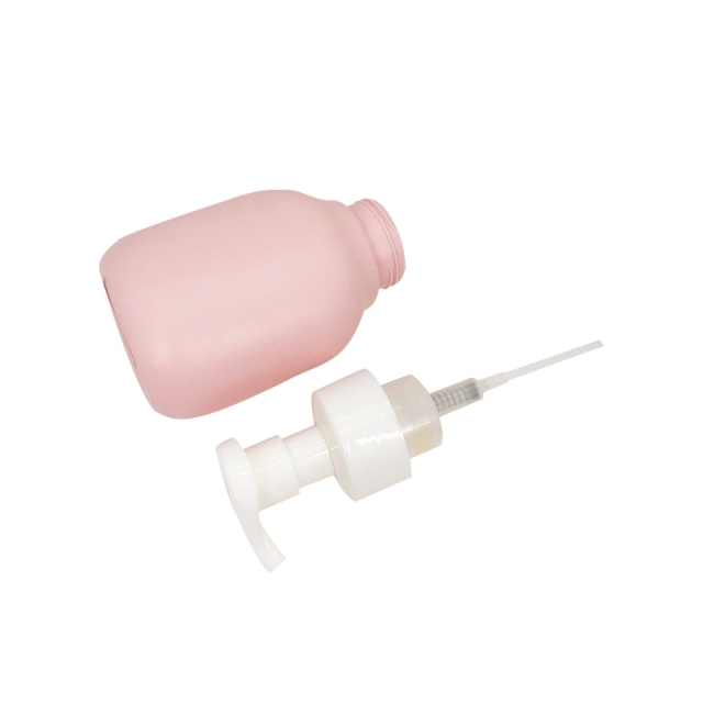 300ml 10 oz Pink Foam Dispenser Bottles , OEM Custom Foam Maker Bottle