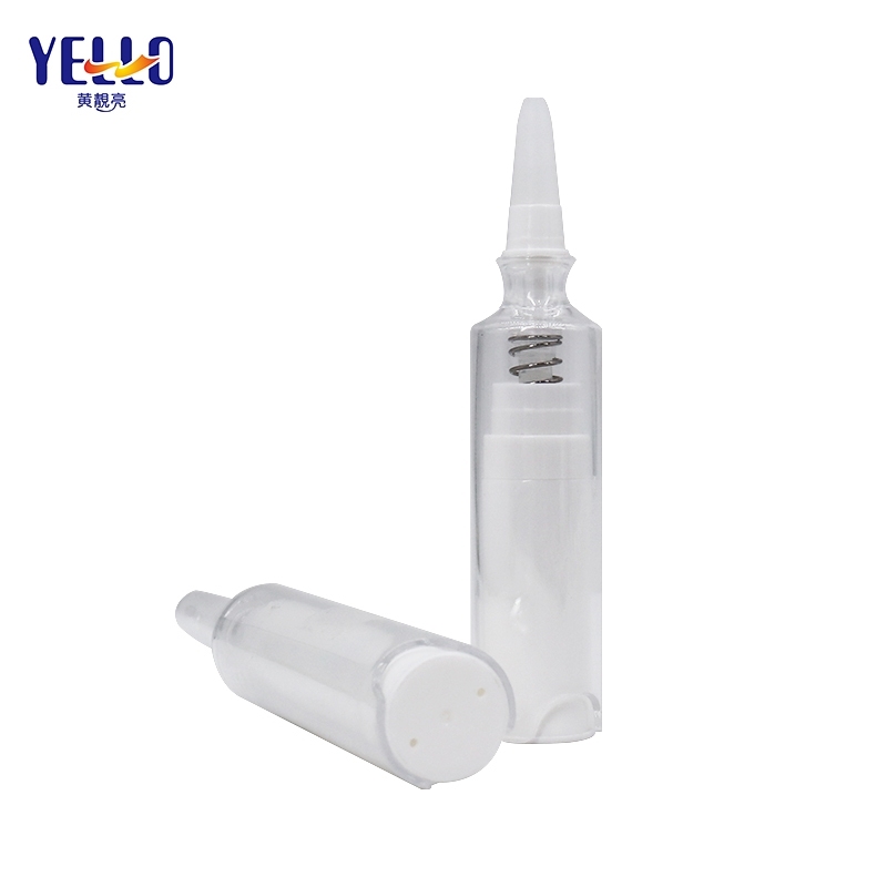 White Empty 5ml 10ml Acrylic Syringe Bottles For Eye Cream