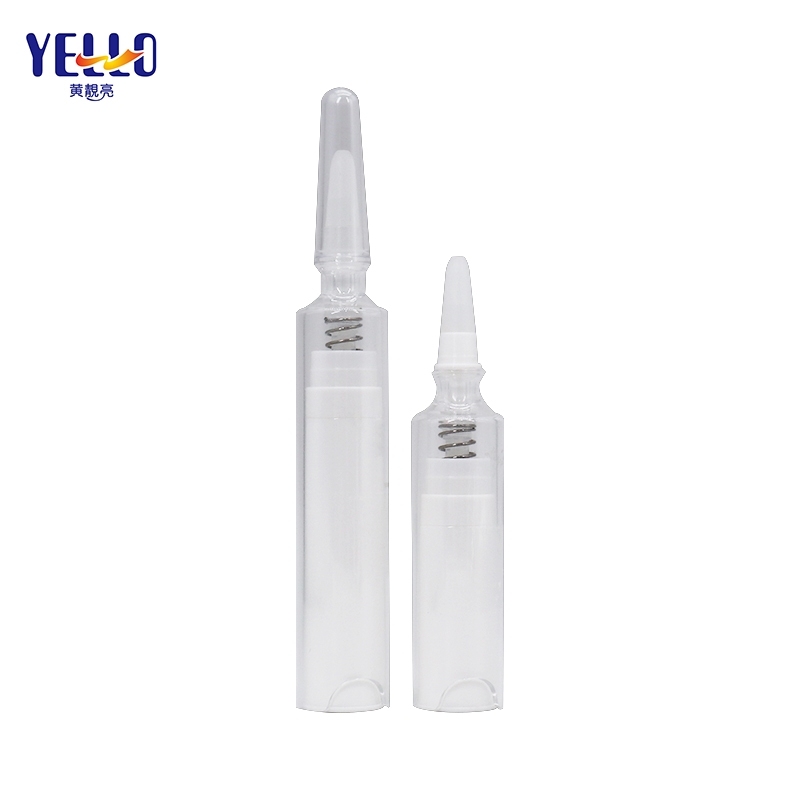 White Empty 5ml 10ml Acrylic Syringe Bottles For Eye Cream