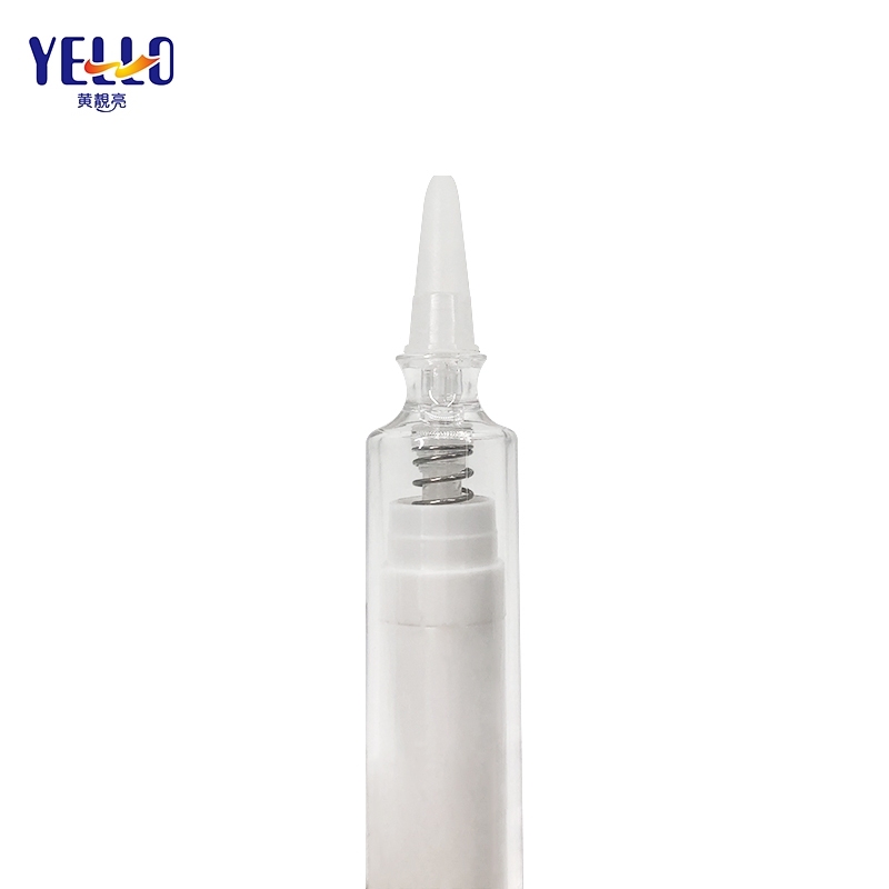 White Empty 5ml 10ml Acrylic Syringe Bottles For Eye Cream