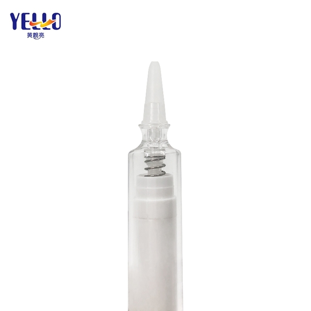 White Empty 5ml 10ml Acrylic Syringe Bottles For Eye Cream