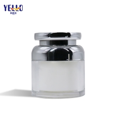 Custom 30g Empty Acrylic Cosmetic Plastic Jars With Lid For Cream