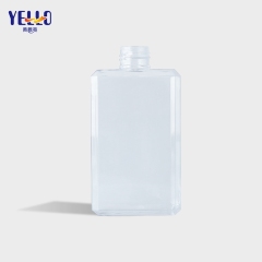 Custom Square Eco Cosmetic Shampoo And Conditioners Bottle Clear Empty