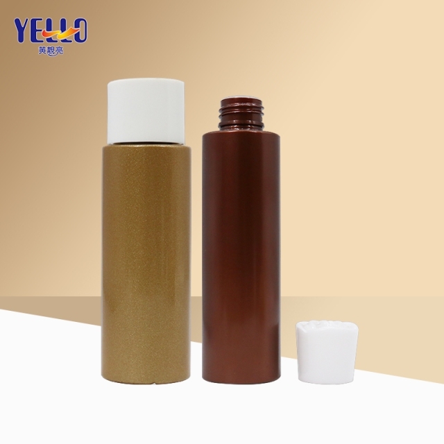 Factory Price Cylinder Plastic Empty Face Toner Bottle 60ml 120ml