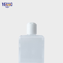 Custom Square Eco Cosmetic Shampoo And Conditioners Bottle Clear Empty