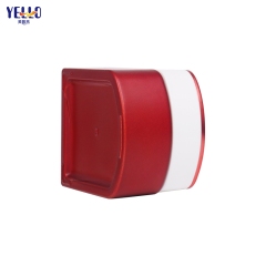 Luxury Red Glass Cosmetic Jars Containers For Creams And Lotion Bottles