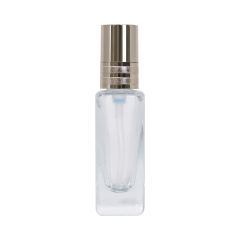 Wholesale Square 25ml Cosmetic Glass Cream Bottles With Gold Pump