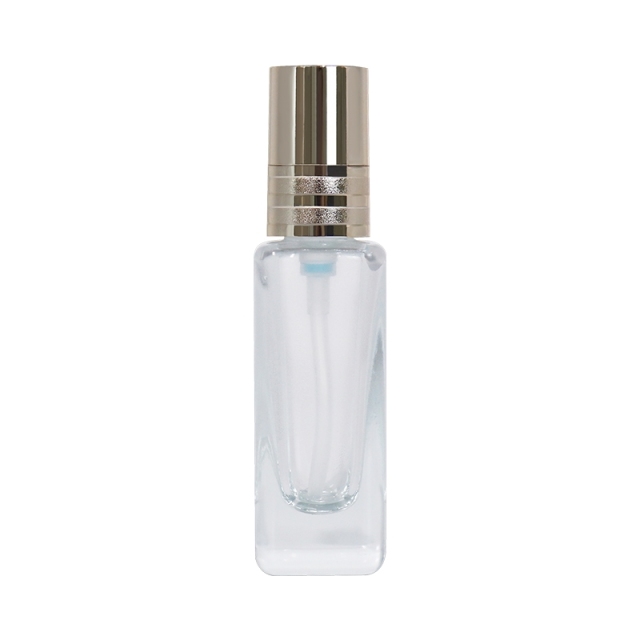 Wholesale Square 25ml Cosmetic Glass Cream Bottles With Gold Pump