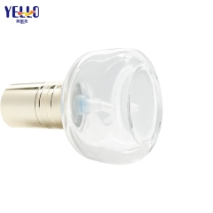 30ml Clear Lotion Cream Cosmetic Glass Bottles With Gold Lotion Pump
