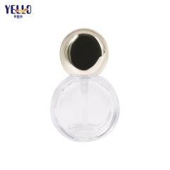 Luxury Unique Shape Glass Lotion Dispenser Bottle 40ml For Cosmetic