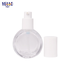 Luxury Unique Shape Glass Lotion Dispenser Bottle 40ml For Cosmetic