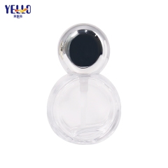 Luxury Unique Shape Glass Lotion Dispenser Bottle 40ml For Cosmetic