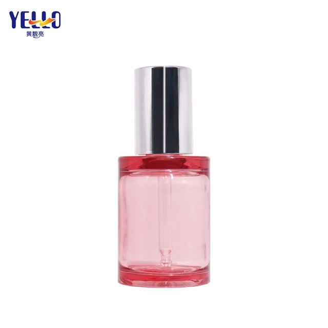 1 OZ Cylinder Serum Dropper Bottles PETG Eco Plastic Face Oil Bottle