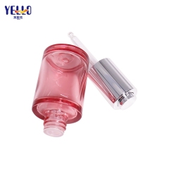 1 OZ Cylinder Serum Dropper Bottles PETG Eco Plastic Face Oil Bottle