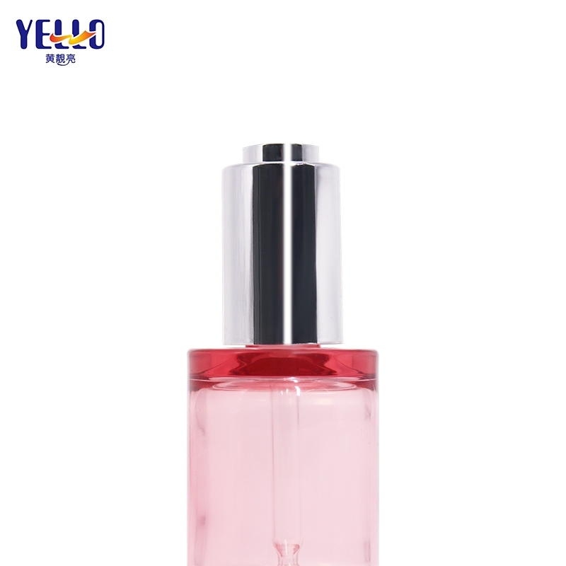1 OZ Cylinder Serum Dropper Bottles PETG Eco Plastic Face Oil Bottle