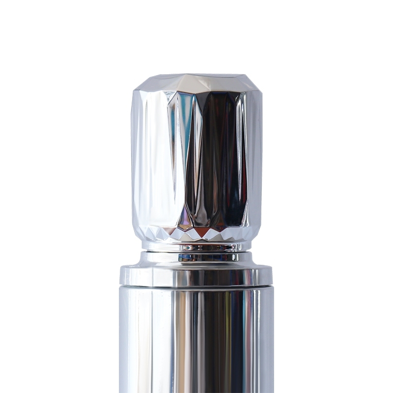 OEM Custom Luxurious Silver Glass Lotion Bottles And Face Cream Jar