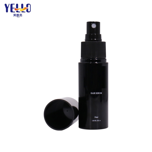 Black Cosmetic Jar Lotion Spray Bottle Squeeze Tube Shampoo Bottle Set