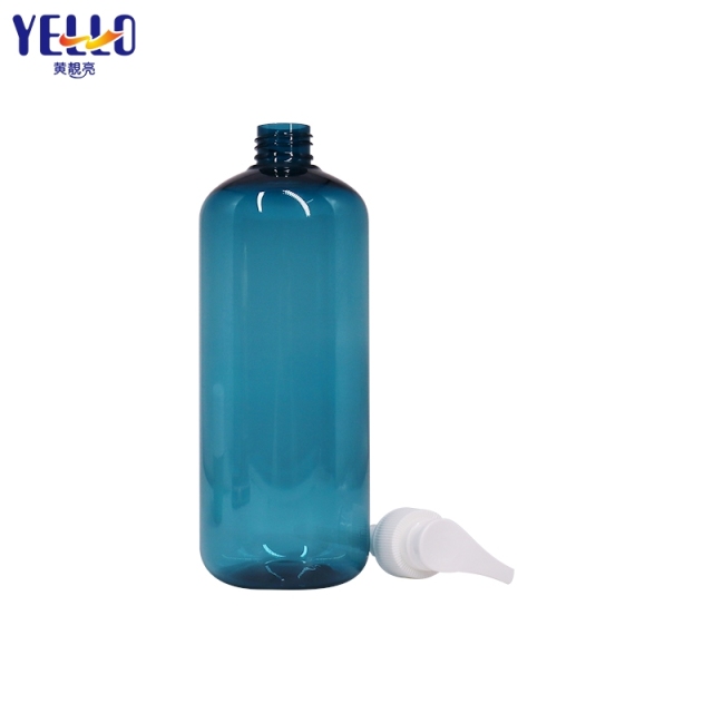 Green Refillable Empty Cosmetic Jar And Lotion Container Bottle With Pump