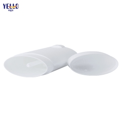 Plastic Eco Friendly White Deodorant Reusable Tube Containers Oval 75g