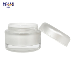 30 gm 50 gm Acrylic Cream Jars With Lids / Plastic Cosmetic Containers