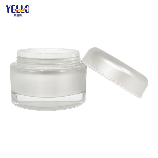 30 gm 50 gm Acrylic Cream Jars With Lids / Plastic Cosmetic Containers