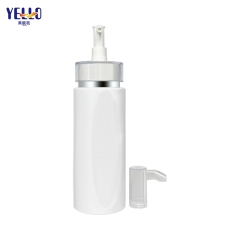 Custom Best Travel White Decorative Shampoo Bottles With Acrylic Pump