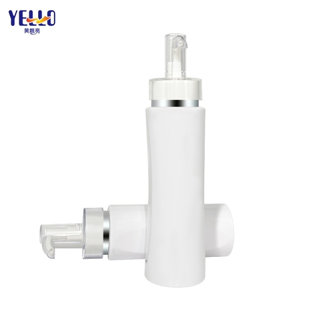 Custom Best Travel White Decorative Shampoo Bottles With Acrylic Pump