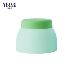 Fancy Matte Green 50ml Plastic Cosmetic Cream Jar Packaging