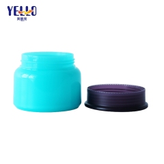PP Matte 60g 80g Lotion Jars / Frosted Blue Cosmetic Cream Containers