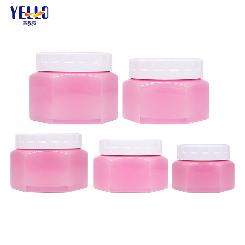Hexagonal Double Wall Lotion Bottles, Luxury PET Shampoo Bottle