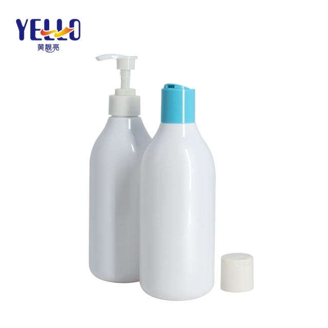 Disc Cap 450ml Refillable Shampoo Bottles / Shampoo Pump Bottles For Hotel Wholesale